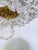 Vintage Hollywood Regency Brass Tiered Crystal Basket Chandelier For Sale - Image 9 of 11