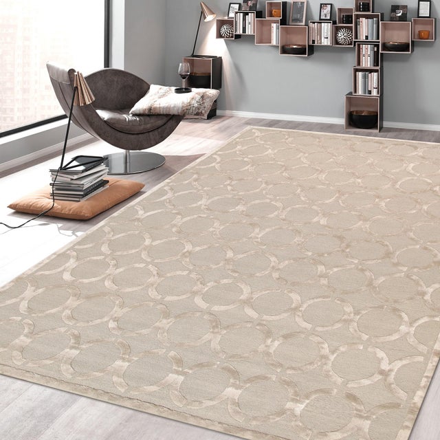 Pasargad Home Edgy Hand-Tufted Area Rug- 8' X 10' For Sale In New York - Image 6 of 7