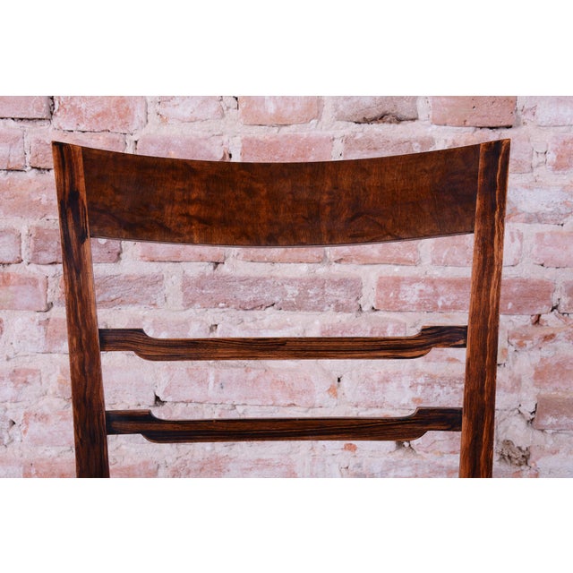 Art Deco Chairs in Walnut, Czech, 1920s, Set of 6 For Sale - Image 3 of 14
