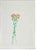 Bouquet of Flowers, Tempera on Cardboard, 1990s For Sale - Image 4 of 4
