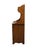Ethan Allen Heirloom Nutmeg Maple 34" Shutter Door Server W. Open Hutch For Sale - Image 11 of 14