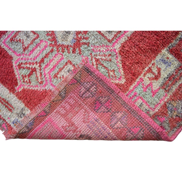 Kurdish Runner Rug . Hand-Knotted Herki Runner Rug for Kitchen Island Near For Sale - Image 11 of 11