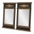 Pair Bombay Co Large French Style Mirrors For Sale
