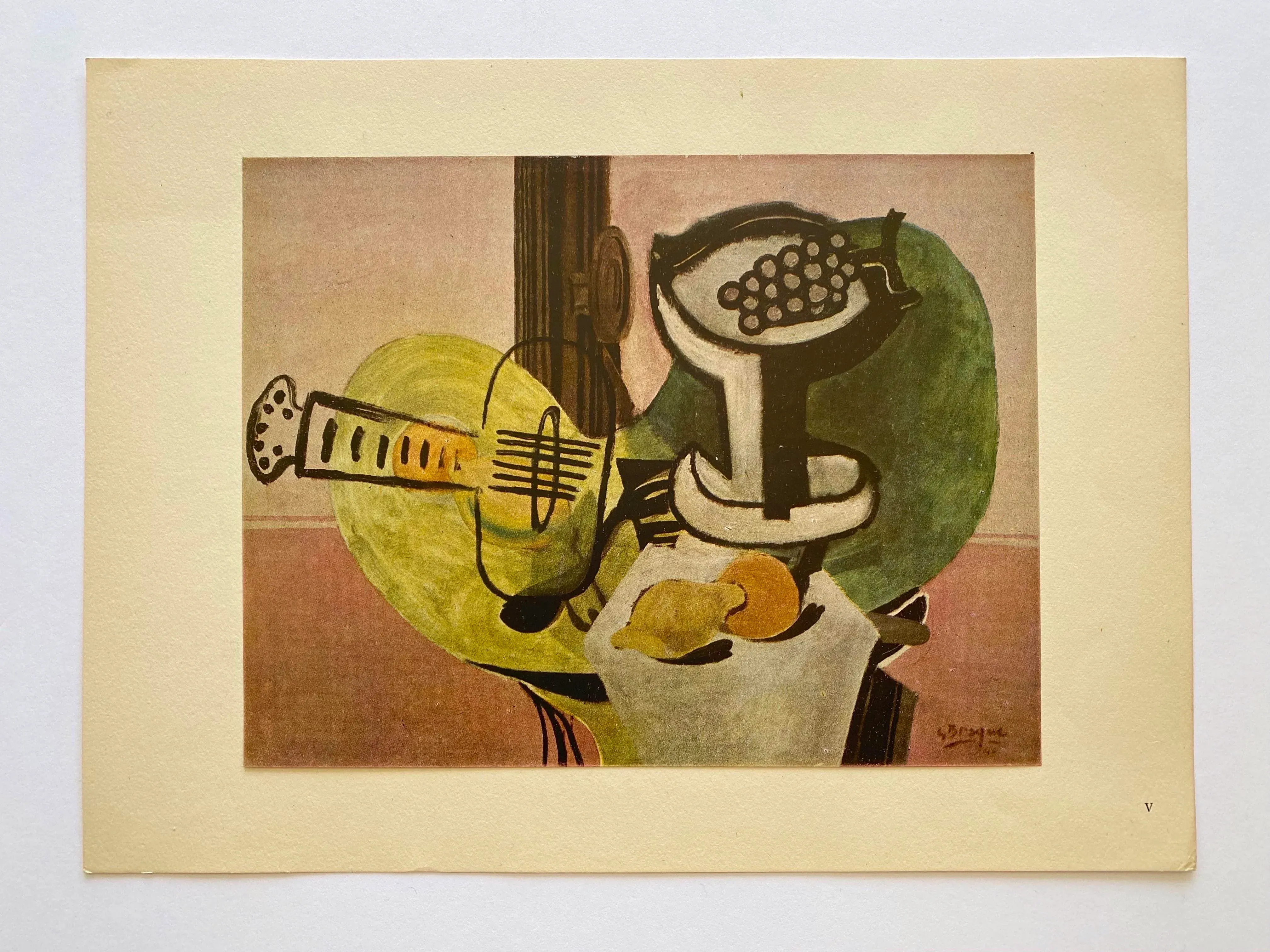 Paul Braque Epreuve d'artiste リトグラフ georges-braque-vintage-1948-