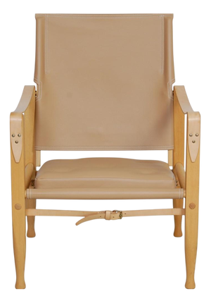 Safari Chair in Leather by Kaare Klint