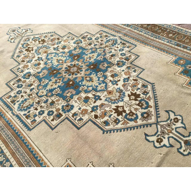 1940s Vintage Hand Knotted Anatolian Rug - 87" X 143.5" For Sale - Image 5 of 13