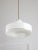 Mid-Century Italian White Glass & Brass Pendant Lamp For Sale - Image 13 of 13