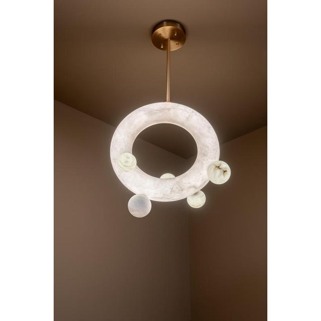 Ozark Pendant Lamp by United Alabaster For Sale - Image 6 of 10
