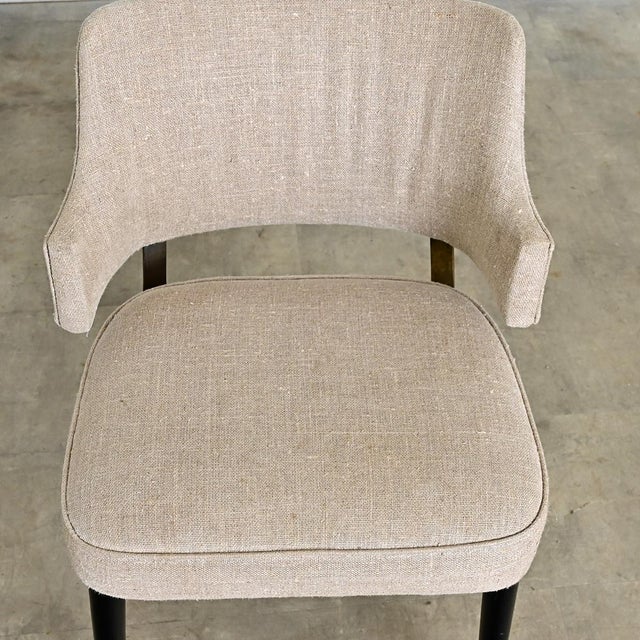 English Vintage Mid-century Flexible-back Occasional Chair For Sale - Image 4 of 10