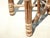 Vintage McGuire Organic Modern Bamboo Rattan Round Dining Table W Leather Straps For Sale - Image 10 of 16