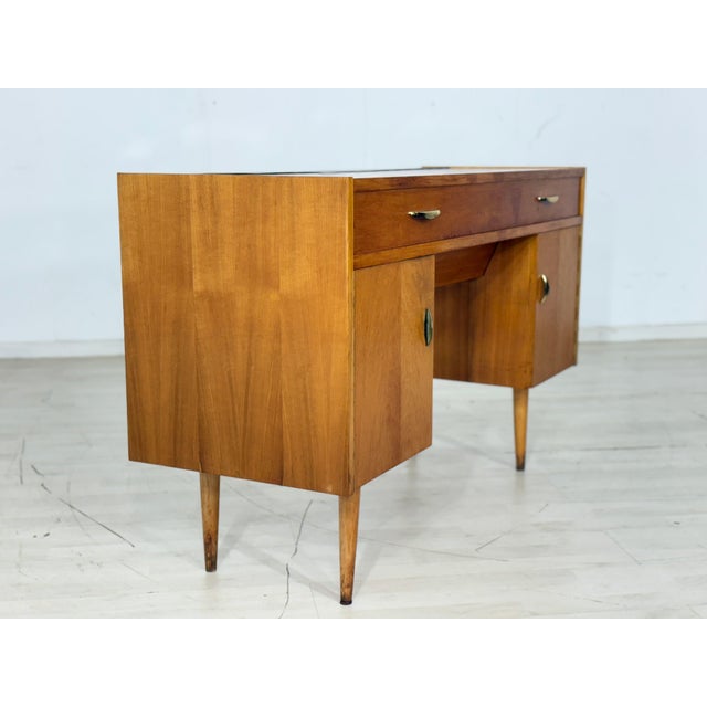 Wood Vintage Ladies Desk in Wood, 1960s For Sale - Image 7 of 14