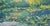 Impressionist Original Oil Landscape of Lily Pond For Sale - Image 3 of 5