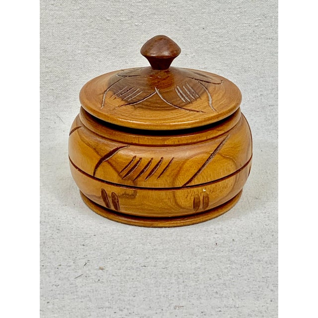 Brown Vintage Hand Made Haitian Box For Sale - Image 8 of 11