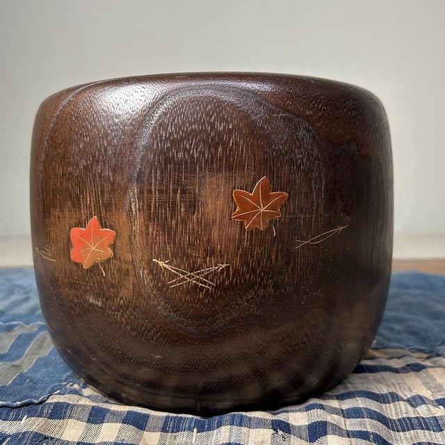 Vintage Japanese Maki-E Hibachi Fire Pot, 1950s For Sale - Image 4 of 10