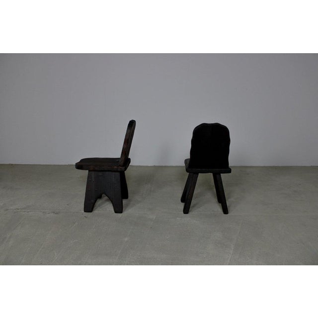 Brutalist Chair, France, 1950s For Sale - Image 10 of 11