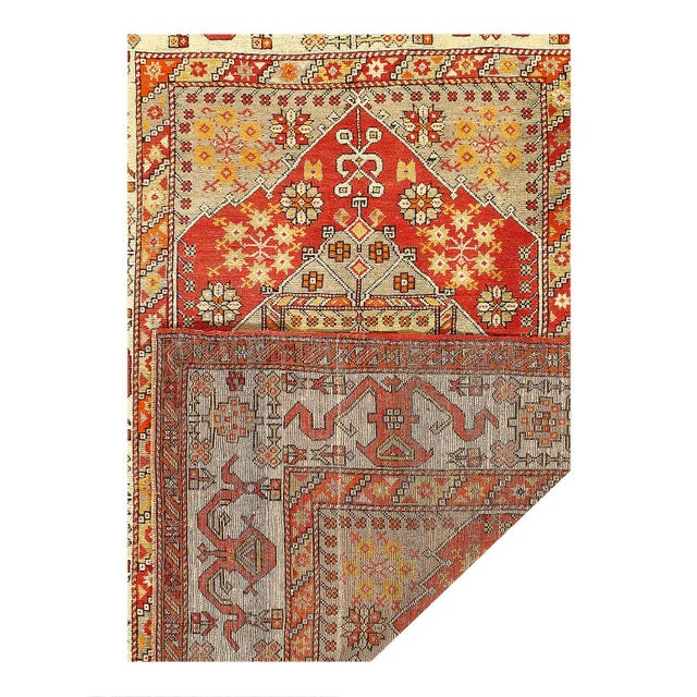 Traditional Pasargad DC Turkish Vintage Hand-Knotted Yuntdag Karyla Rug For Sale - Image 3 of 3