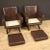 Set of Italian Skai Armchairs For Sale - Image 6 of 13