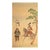 Pre-1940 Showa Era Japanese Print on Silk "Samurai" For Sale