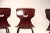 Wood Danish Dark Plywood Shaped Chairs, 1960s, Set of 8 For Sale - Image 7 of 12