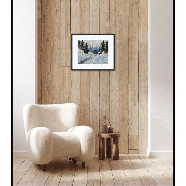 Contemporary Winter Landscape Oil Painting For Sale - Image 12 of 12