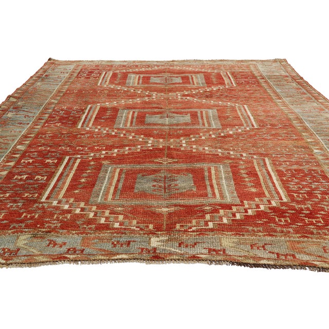 Tribal Late 19th Century Persian Gabbeh Rug, 06'05 X 09'05 For Sale - Image 3 of 10