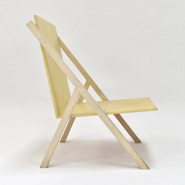 Mid-Century Dutch Prototype Salon Chair by Gerrit Rietveld Jr., 1955 For Sale - Image 15 of 18