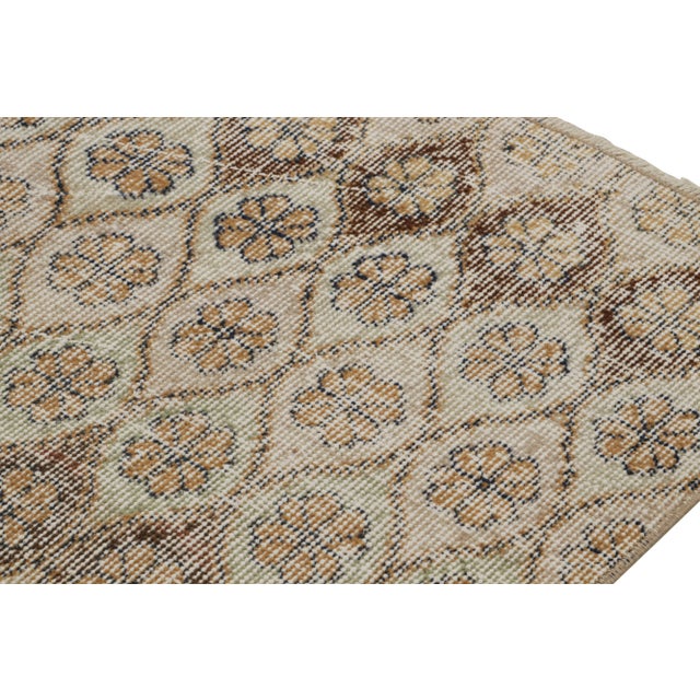 Vintage Zeki Müren Rug, With Floral Geometric Patterns, From Rug & Kilim For Sale In New York - Image 6 of 7