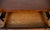 Wood 1920s Antique French Empire Flame Mahogany Mirror Back Console Table For Sale - Image 7 of 18