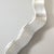 Mid-Century Modernist White Giltwood Ribbon Mirror For Sale In New York - Image 6 of 9