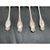 Simpson Hall Miller Sterling Silver 6” Tablespoons Mille Fleurs Set of 4 Mono For Sale - Image 10 of 10