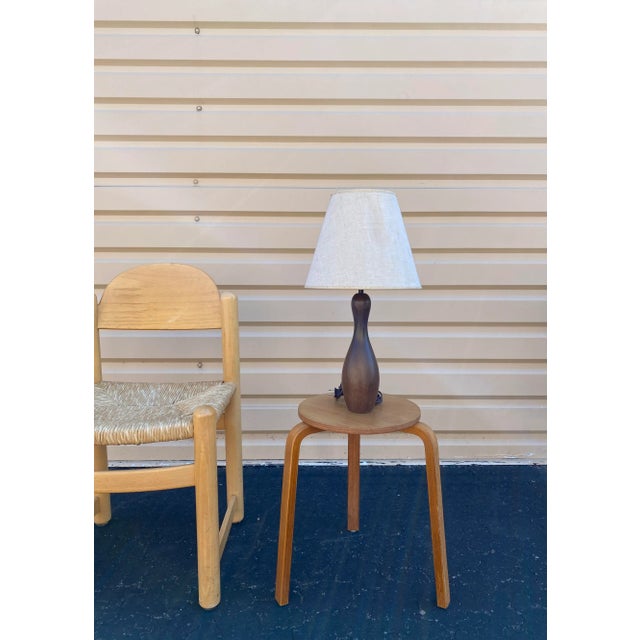 1950s Danish Modern Three-Legged Stool (After Alvar Aalto for Artek-Denmark) For Sale - Image 5 of 12