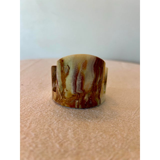 Mid 20th Century Marble Pen and Paper Holder For Sale - Image 4 of 5