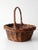 Vintage Wicker Gathering Basket For Sale - Image 6 of 14