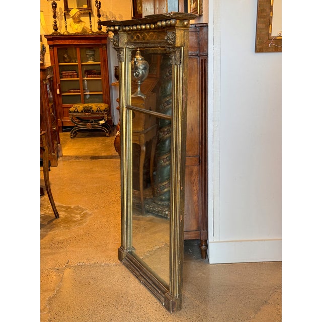 Gold 19th Century Giltwood Pier Mirror For Sale - Image 8 of 15