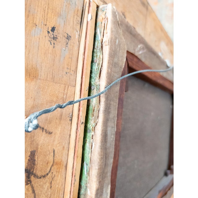 19th Century American Impressionist Landscape in Modern Frame, Signed Illegibly For Sale - Image 12 of 12