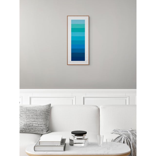 Abstract Contemporary Abstract Pencil and Acrylic on Fabriano-Pittura Paper "Emotional Color Chart 255" by Kyong Lee For Sale - Image 3 of 4