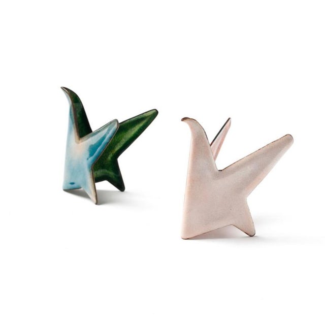 Gio Ponti & Paolo De Poli, two birds, sculptures, Padua. 1950s, Catalog 1 Special Objects, no. 1016 Bibliography: Paolo De...