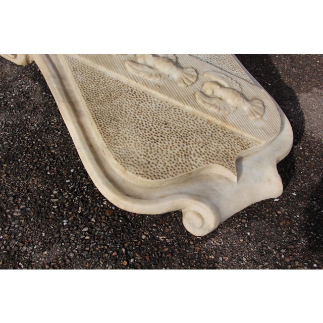 Large Sculpted Marble Coat of Arms of Lorraine, 19th Century For Sale - Image 9 of 10