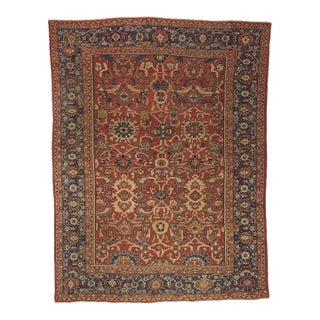 Late 19th Century Persian Sultanabad Rug, 08'10 X 11'09 For Sale