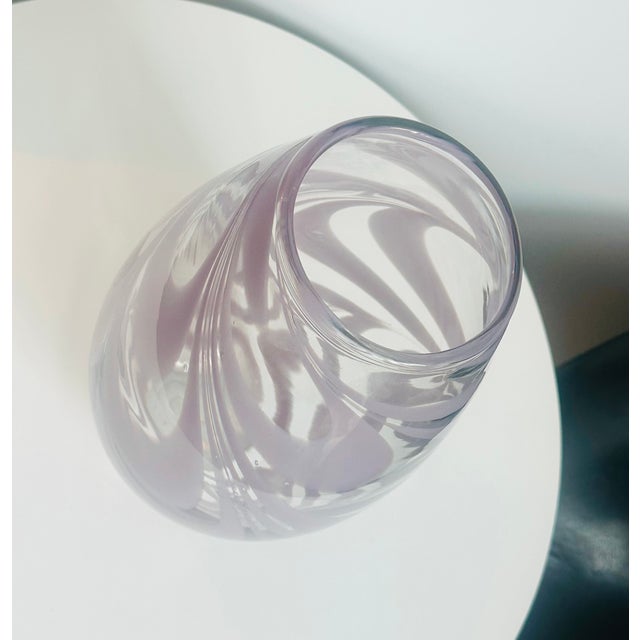 Venini Murano art glass vase, 1960s Italy Venini produced a rare series of glass forms that look like they were decorated...