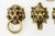 Art Deco Lion Hooks, Vienna, 1920s, Set of 5 For Sale - Image 6 of 8