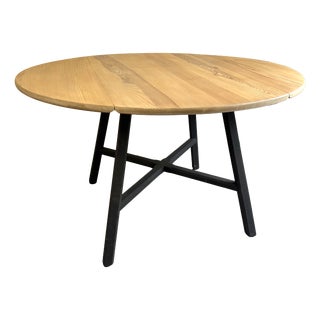 Round Drop Leaf Dining Table by Lucian Ercolani for Ercol, 1980s For Sale