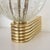 Brass Pair of 1950s Italian Scalloped Glass Sconces For Sale - Image 8 of 12