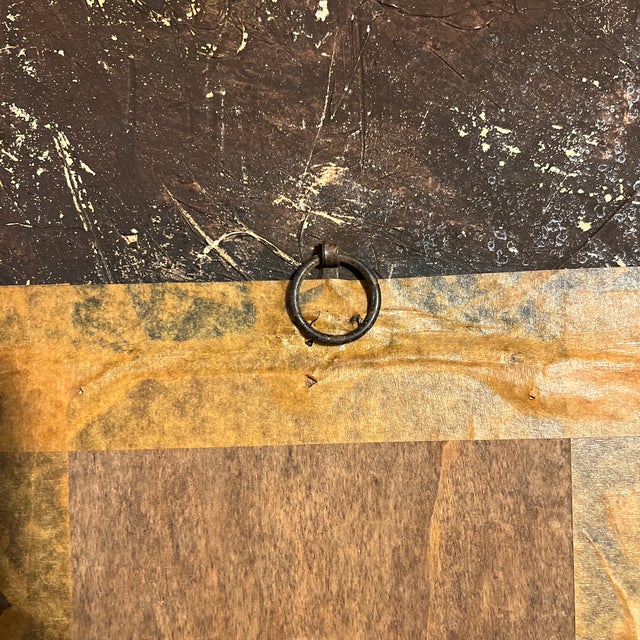 Wood Antique French Style Gesso Gilded Wall Mirror For Sale - Image 7 of 8