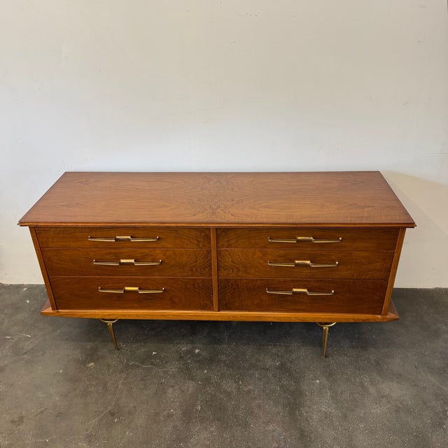 Vintage Chest of Drawers in Wood, 1950s For Sale - Image 4 of 10