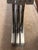 1990s Ethan Allen Radius Collection Brushed Nickel Three-Panel Architectural Folding Room Divider For Sale - Image 9 of 18