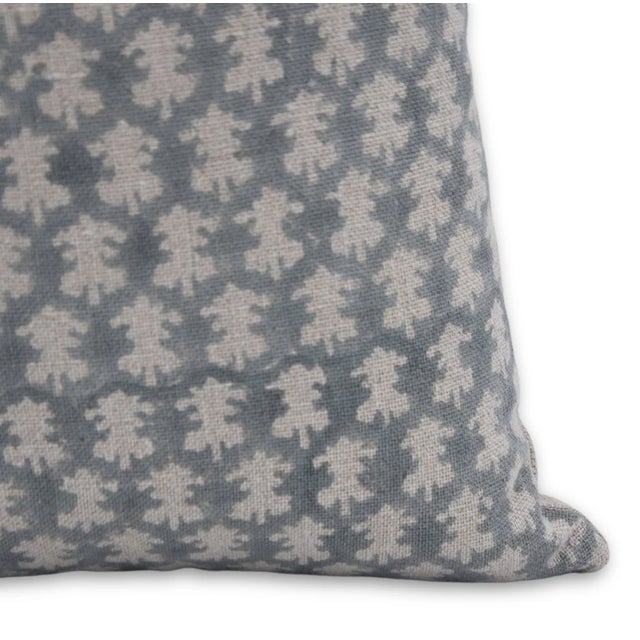 Not Yet Made - Made To Order Fabdivine Cushion Cover 14x14 Inch Linen, Floral Print Design- Traz For Sale - Image 5 of 6
