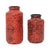 Red Fat Lava Vases from Scheurich Jura, West Germany, 1960s, Set of 2 For Sale - Image 11 of 14