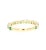 1.00 Carat Emerald Diamond 14 Karat Yellow Gold Band, size 7.25 For Sale - Image 4 of 4