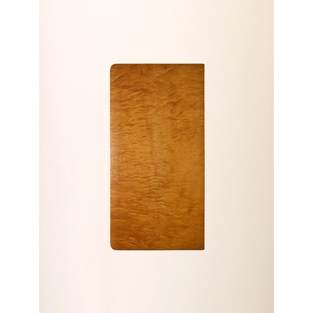 Brown Vintage Scandinavian Chest of Drawers in Birch Burl, 1960s For Sale - Image 8 of 9